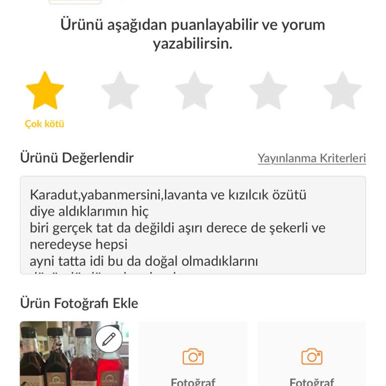 Beklentileri Karşılamayan Ürün Deneyimi