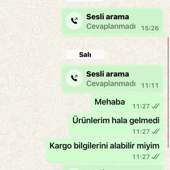 Siparişim Teslim Edilmedi, İletişim Kurulamıyor