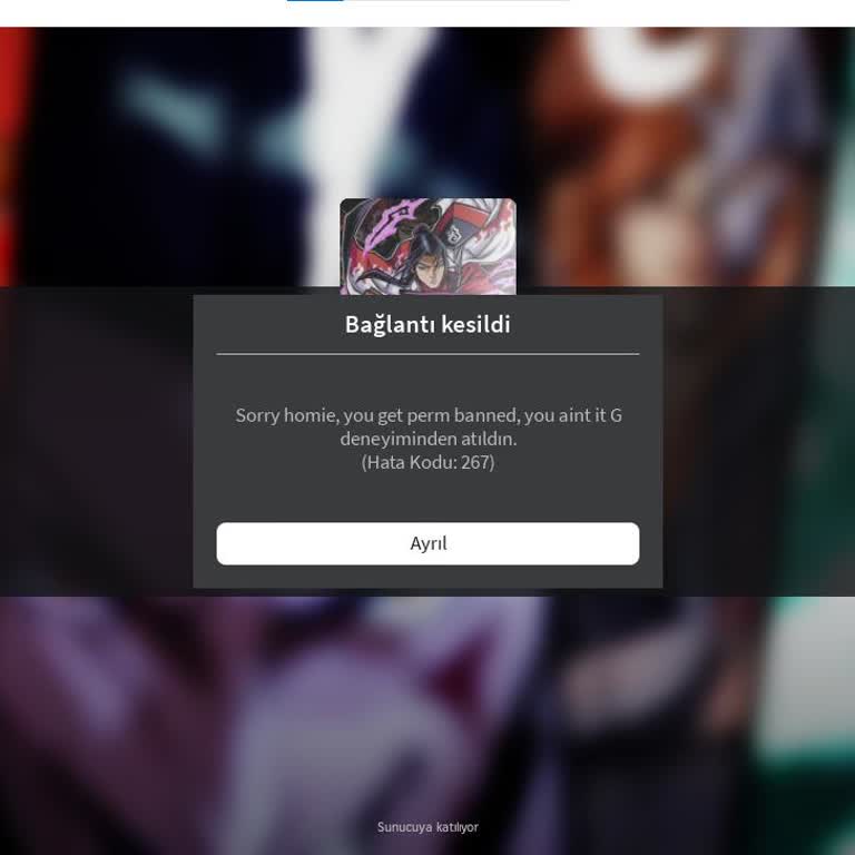 Roblox Shindo Life 2 Ban Kaldırma Talebi