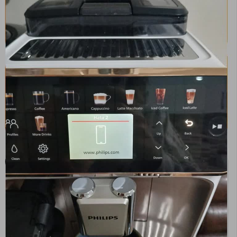 Philips LatteGo Kahve Makinesi Kod 2 Hatası Ve İade Sorunu