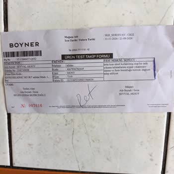 Boyner'den Alınan Montun Kalite Sorunu