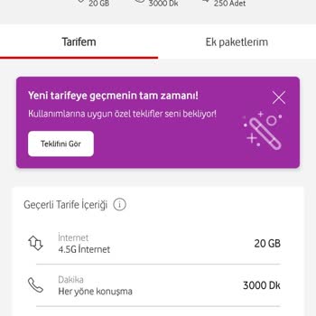 Vodafone'dan Uygun Fiyatlı Tarife Yenileme Sorunu