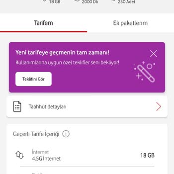 Vodafone'dan Uygun Fiyatlı Tarife Yenileme Sorunu