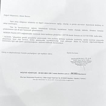 Skechers Ayakkabımın 3 Ayda Açılması