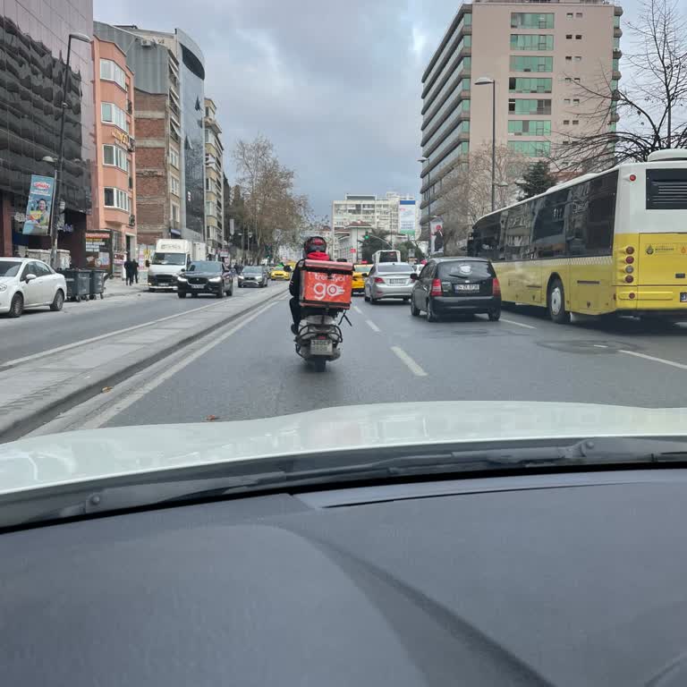Trafik İhlali Ve Agresif Kurye Davranışı