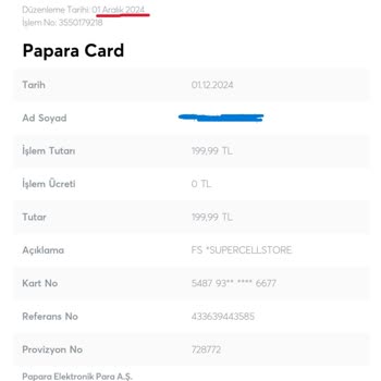 Satın Alınan Elmaslar Hesabıma Ulaşmadı