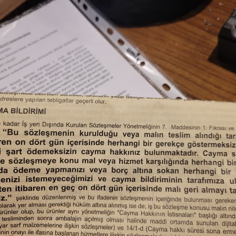 Cayma Hakkım Engellendi, Mağdur Edildim!
