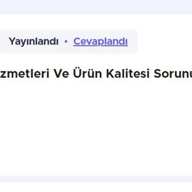 Skechers Müşteri Hizmetleri Ve Çözüm Eksikliği