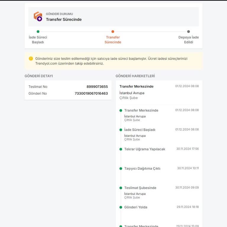 Teslim Edilemeyen Ürünler Ve Adres Eksikliği Sorunu