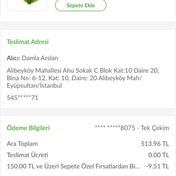 Yanlış Sipariş Teslimatı Ve Yavaş Çözüm Süreci