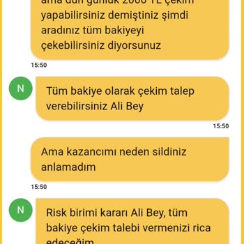 Kazancım Silindi, Ödeme Yapılmadı!