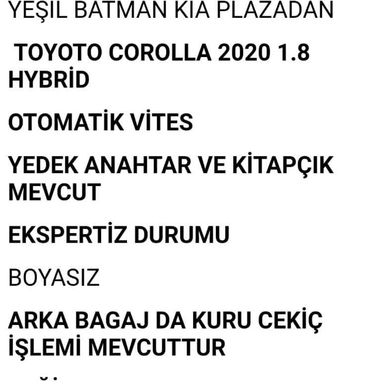 Yeşil Batman Kia Plaza Kurumsal Bayide Güven Sorunu