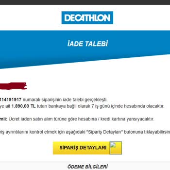 Decathlon'da İade Sürecinde Çelişkili Bilgilendirme