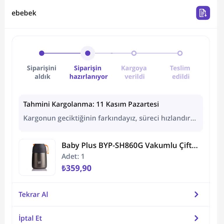 Siparişin Hazırlanma Süreci Ve İletişim Sorunları