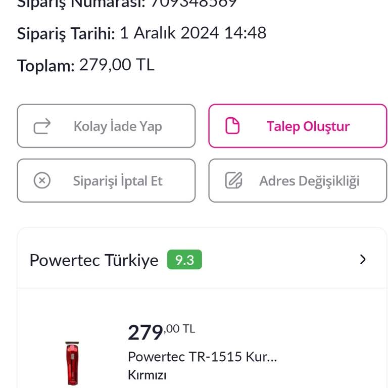 Yanıltıcı Kargo İşlemi Ve İade Sorunu