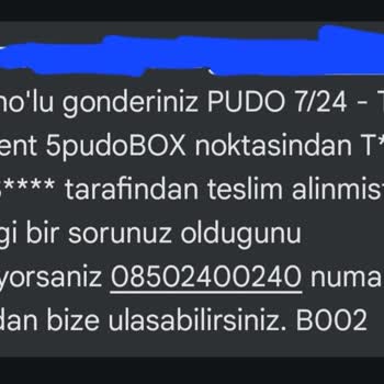 Pudo Teslimat Noktasında Boş Raf Sorunu