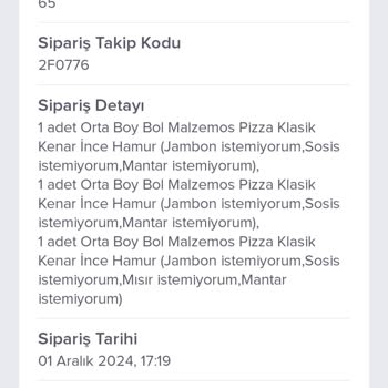 Buz Gibi Siparişler: Domino's İskenderun Hayal Kırıklığı
