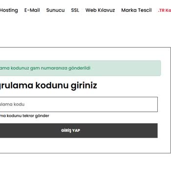 Doğrulama Kodu Gelmiyor Hesabıma Giriş Yapamıyorum