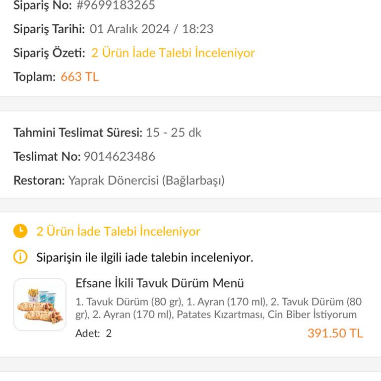 Yanlış Ürün Ve Sorumsuz Müşteri Hizmeti