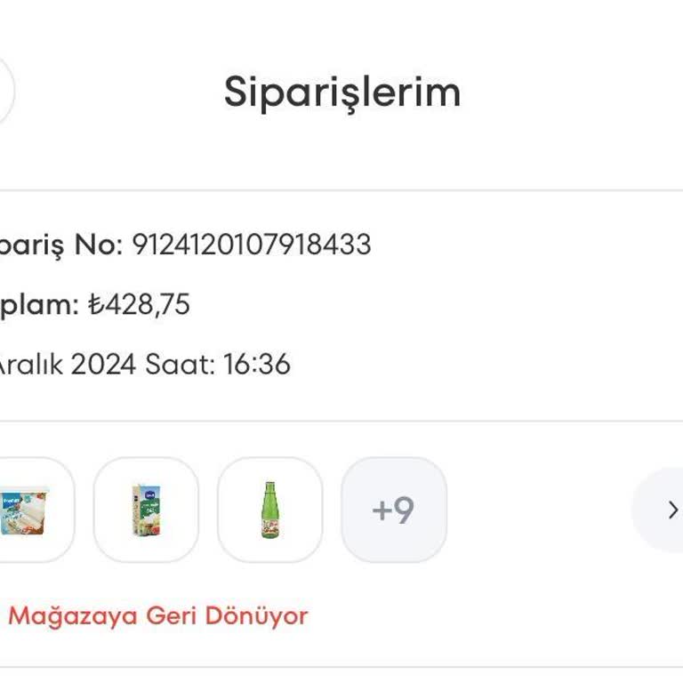 A101 Kapımda Siparişim Haksız Yere İptal Edildi