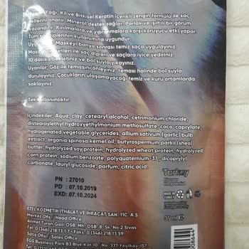 Son Kullanma Tarihi Geçmiş Saç Bakım Maskesi Sorunu