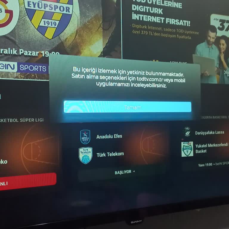 Tod TV Ödeme Yapıldığı Halde İçerik Erişim Sorunu