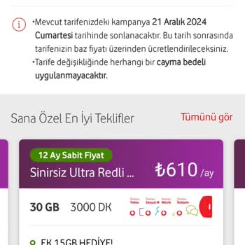 Vodafone'dan Sürekli Artan Fatura Şikayeti