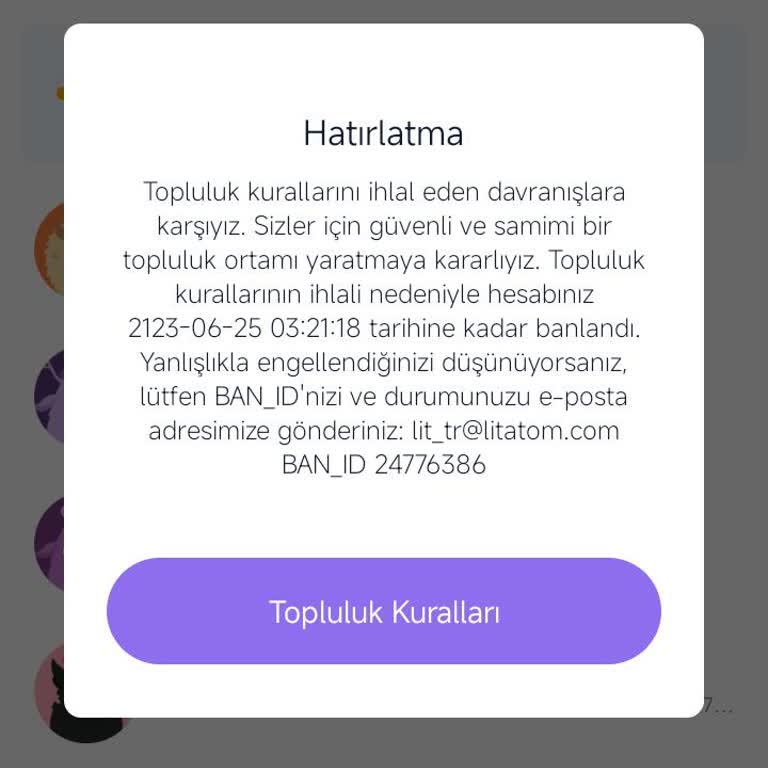 Haksız Ban Cezası Ve Acil Yardım Talebi