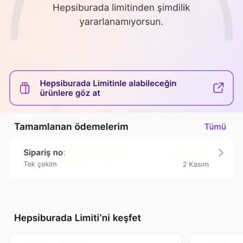 Hepsiburada'da Limit Sorunu Ve Yönlendirme Çıkmazı