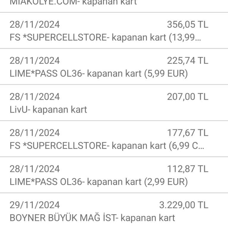 İzinsiz Kart Çekimi Ve İptal Sorunu