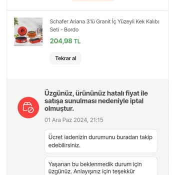 İzinsiz İptal Edilen Kargo Ve Müşteri Mağduriyeti