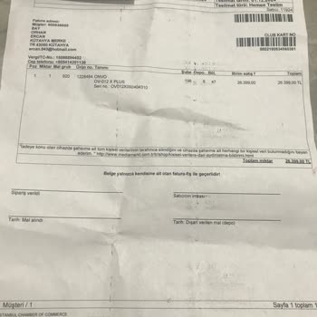 Onvo Ürünü Ve Media Markt'ta Hayal Kırıklığı: Eksik Ve Arızalı Ürün