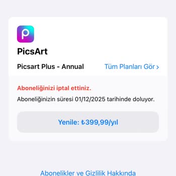 Apple Store İptal Edilen Abonelik Ücreti Hâlâ Faturama Yansıyor!