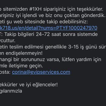 Süperfit Türkiye'den Sipariş Sorunu Ve İletişimsizlik