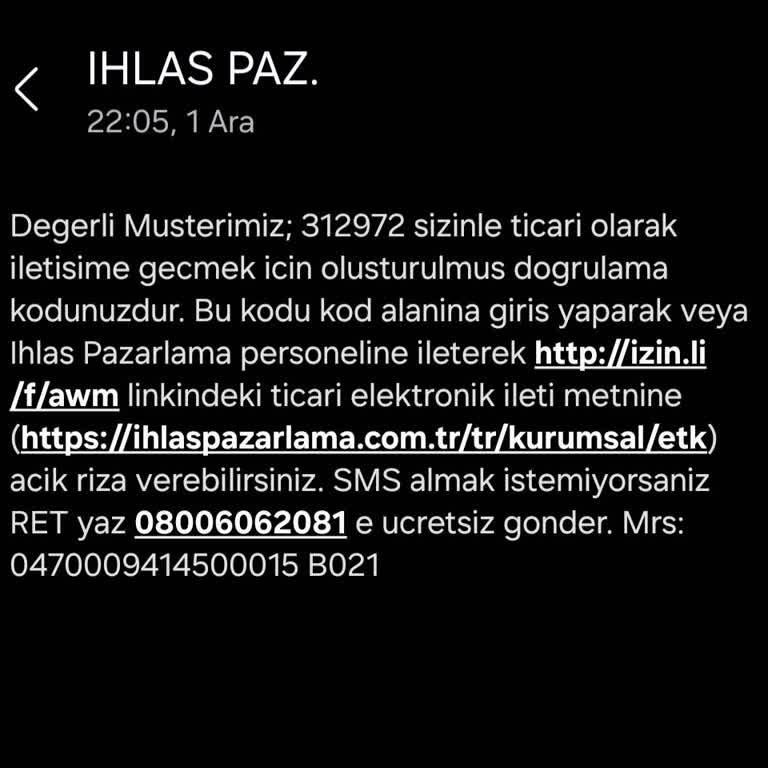 İzinsiz Gönderilen Onay Mesajı Ve Kişisel Veri İhlali