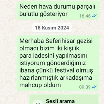 İptal Edilen Tur Ve Geri Ödeme Sorunu