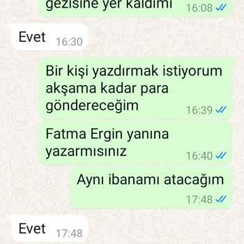 İptal Edilen Tur Ve Geri Ödeme Sorunu