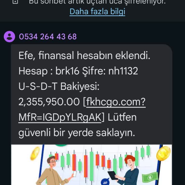Yanlışlıkla Gönderilen Mesaj Ve Hesap Bilgisi Sorunu