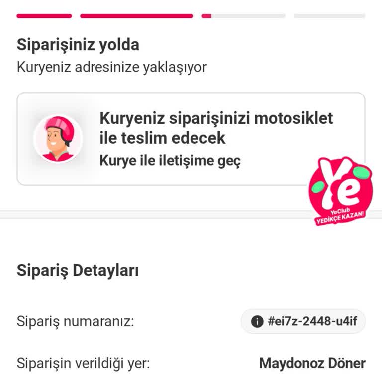 Buz Gibi Yemek Ve Yetersiz Kurye Hizmeti
