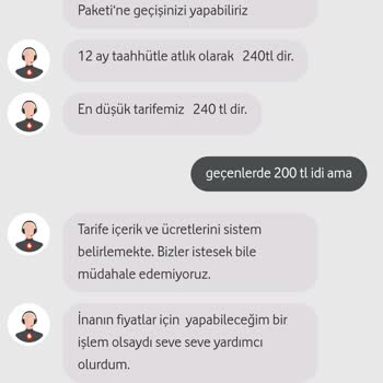 Yüksek Fiyatlı Tarifelerden Şikayet