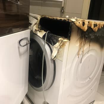Bosch Çamaşır Makinesi Yangını: Can Güvenliği Tehlikede!