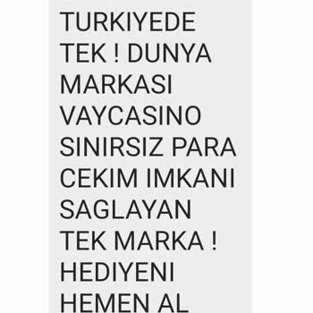 Vaycasino'dan Gelen Rahatsız Edici Mesajlar