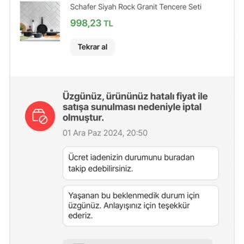 Hepsiburada'nın Hatalı Fiyat Politikası Mağduriyeti