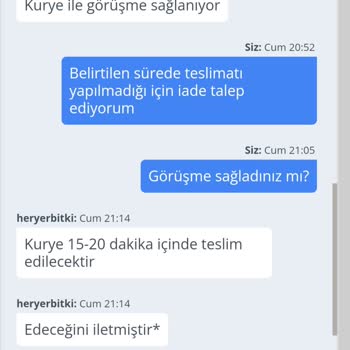 Zamanında Teslim Edilmeyen Sipariş Ve Yetersiz Müşteri Hizmetleri