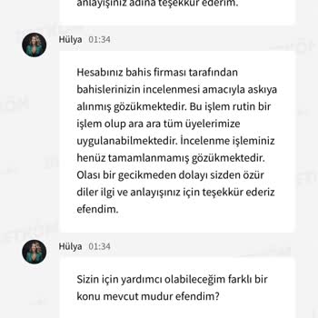 Kazanç Sağladım, Hesabım Askıya Alındı