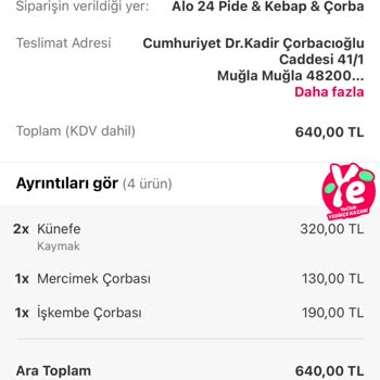 Künefede Misina Şoku: Hayal Kırıklığı Yaratan Restoran Deneyimi