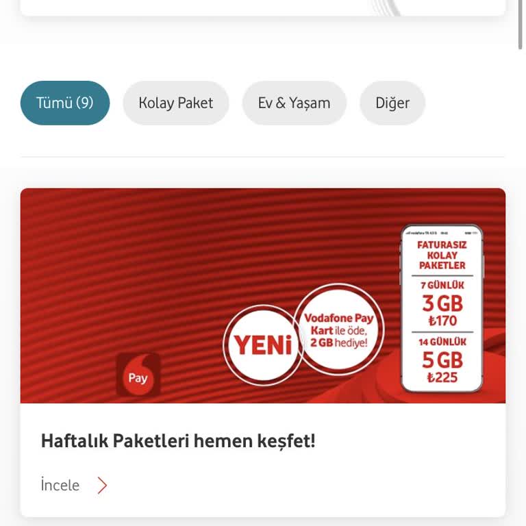 Vodafone'da Faturasızdan Faturalıya Geçiş Sorunu