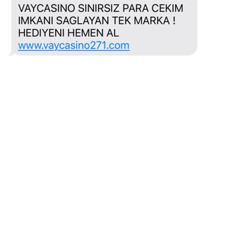 Vodafone'dan Gelen Bahis Mesajlarıyla Başım Dertte!