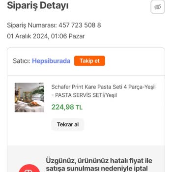 Hepsiburada'nın Etik Dışı İptal Süreci Ve Müşteri Mağduriyeti