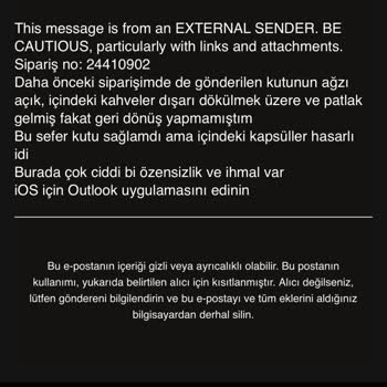 Nespresso Siparişlerinde Yine Deforme Kapsüller Ve Yetersiz Destek